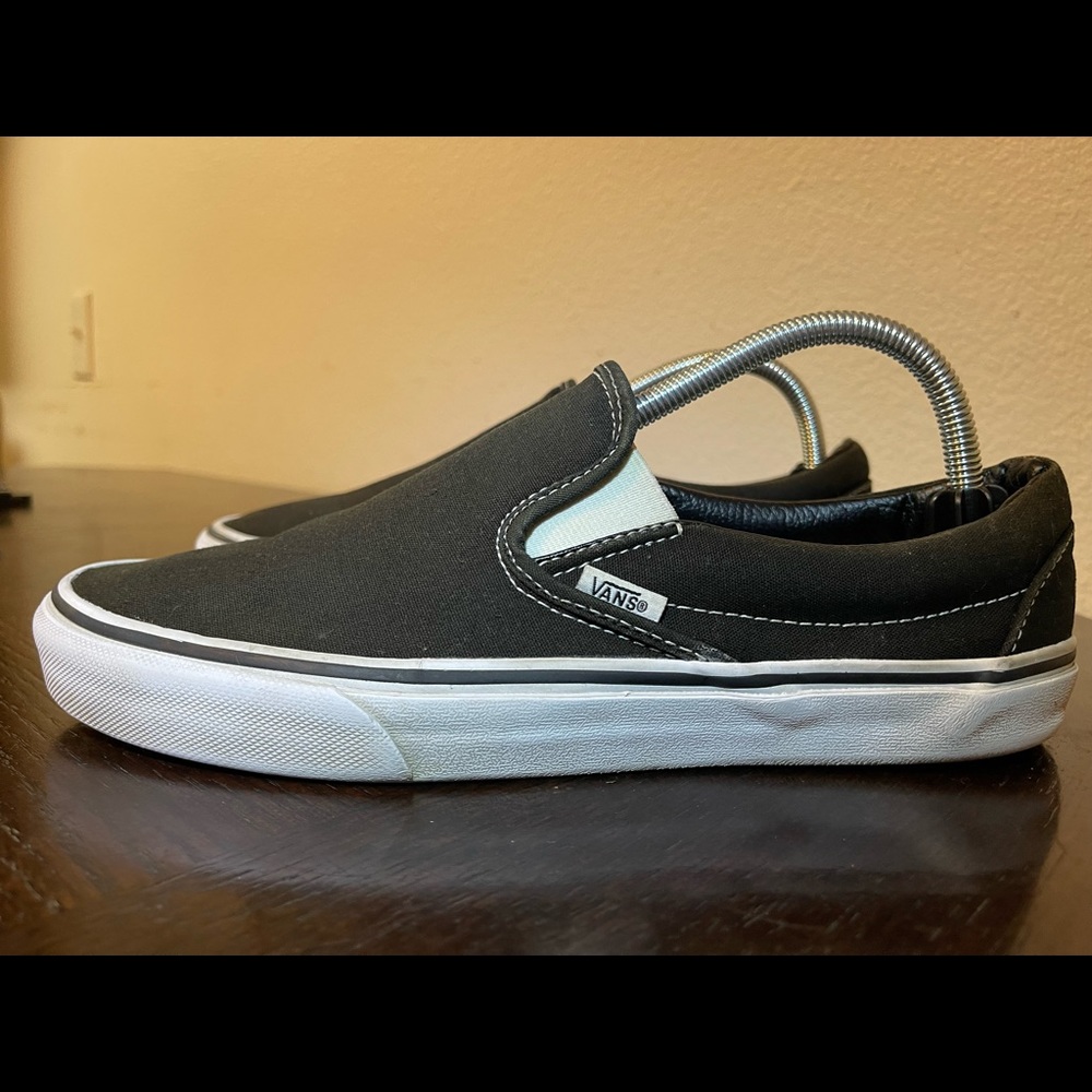 Vans Classic Slip On Black Shoes